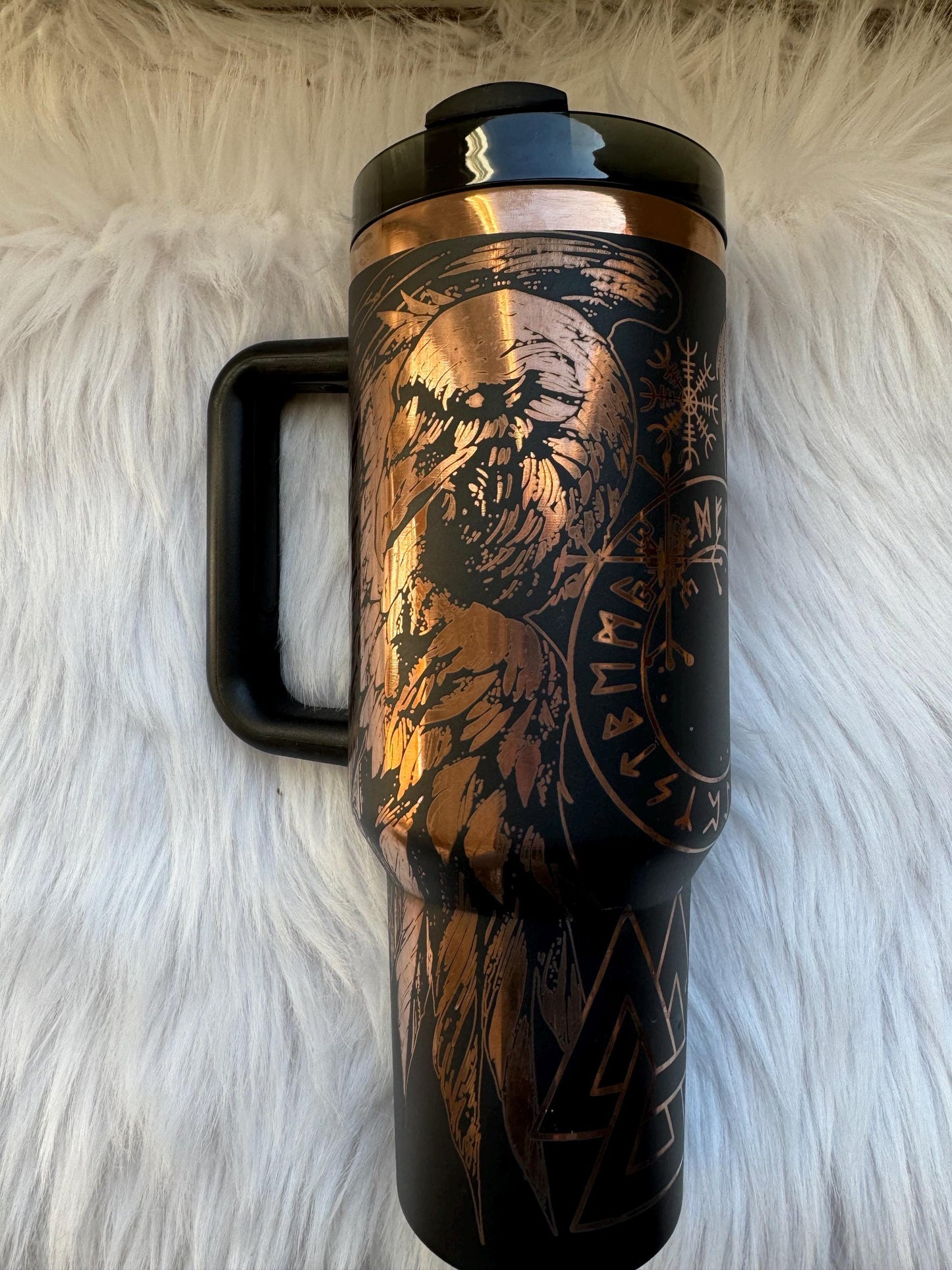 Viking 40 oz engraved tumbler~ Viking design Tumbler