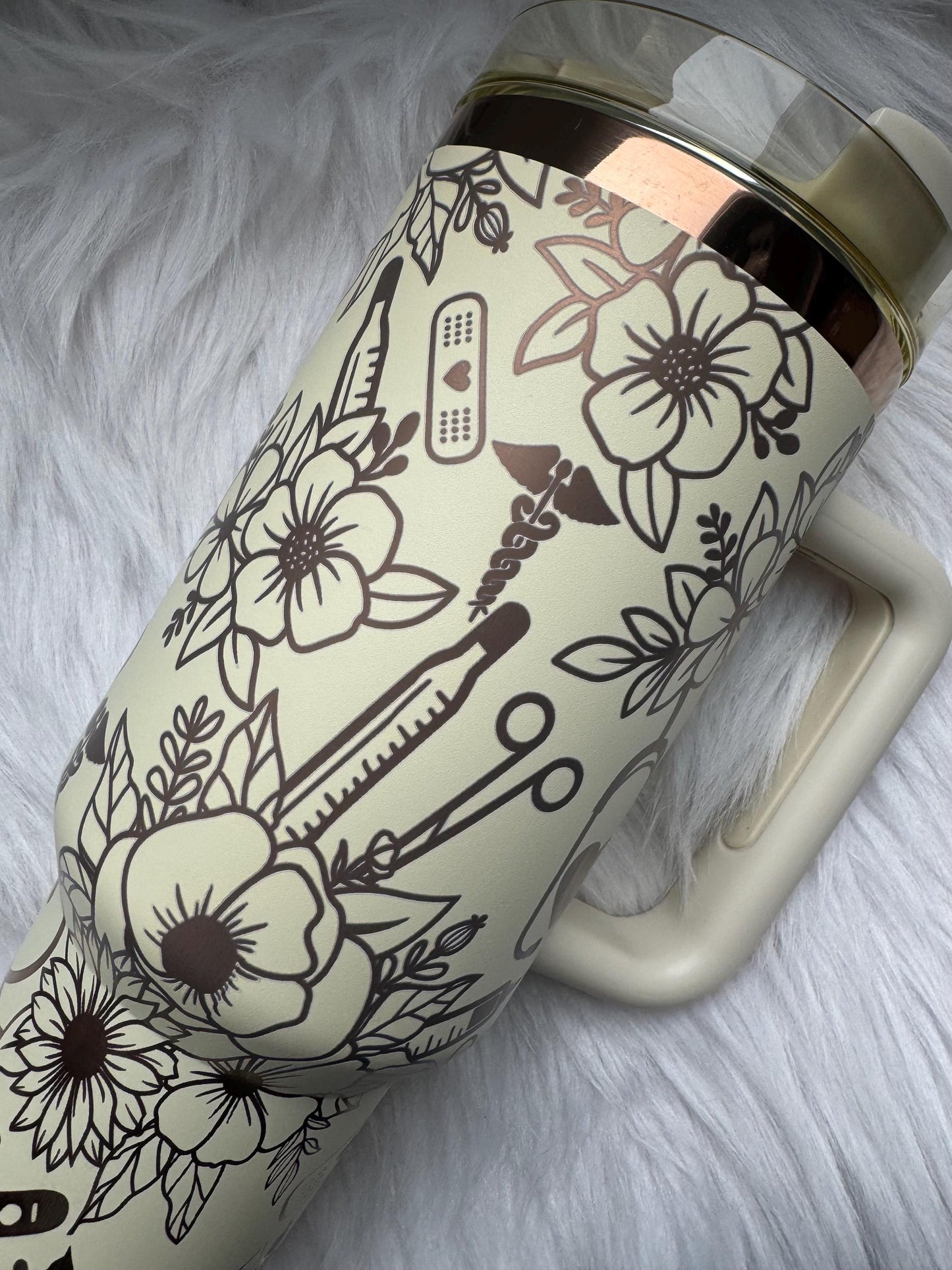 Nurse design 40 oz engraved tumbler~ Nurse Tumbler~ Nurse gift