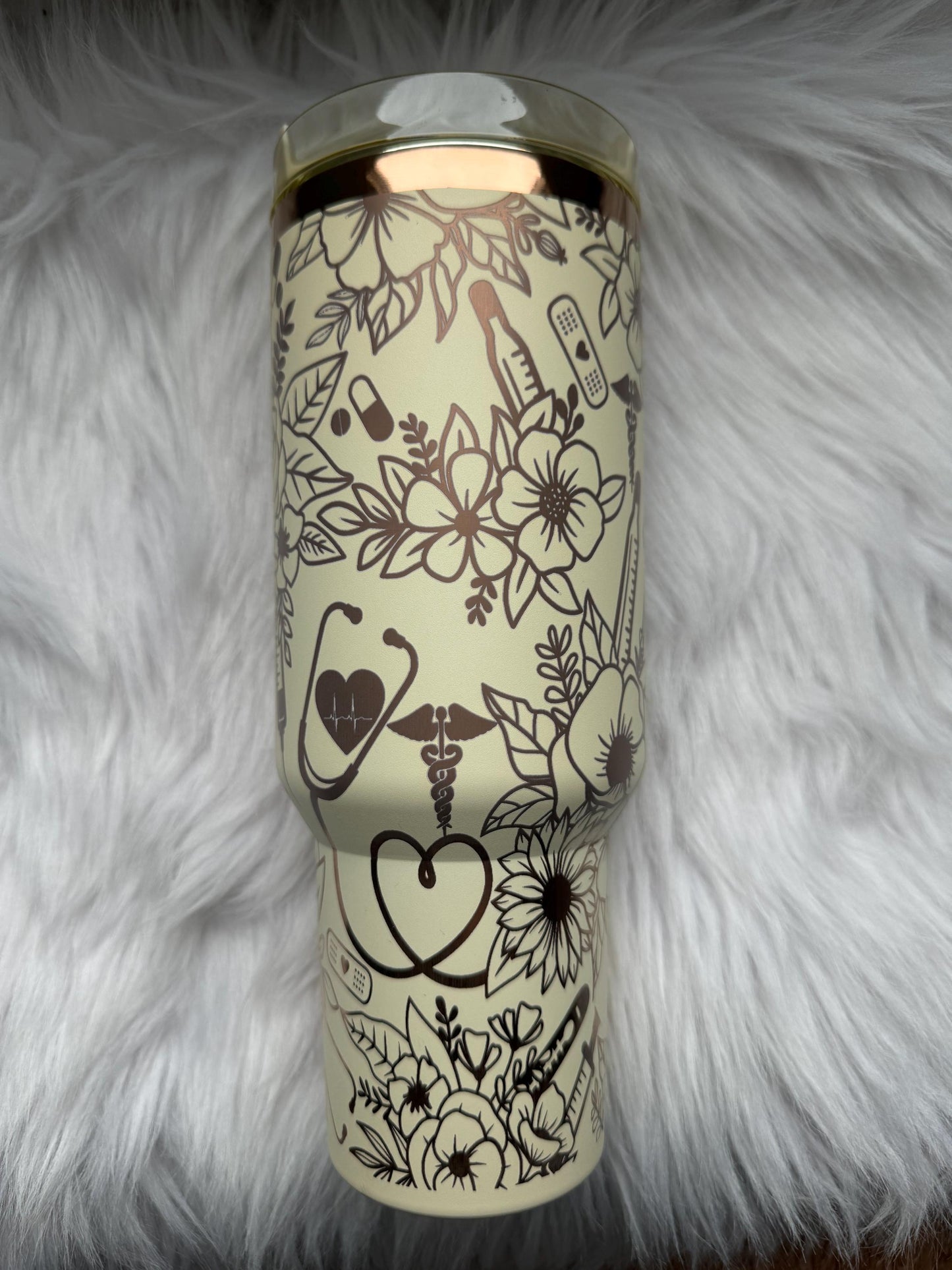 Nurse design 40 oz engraved tumbler~ Nurse Tumbler~ Nurse gift