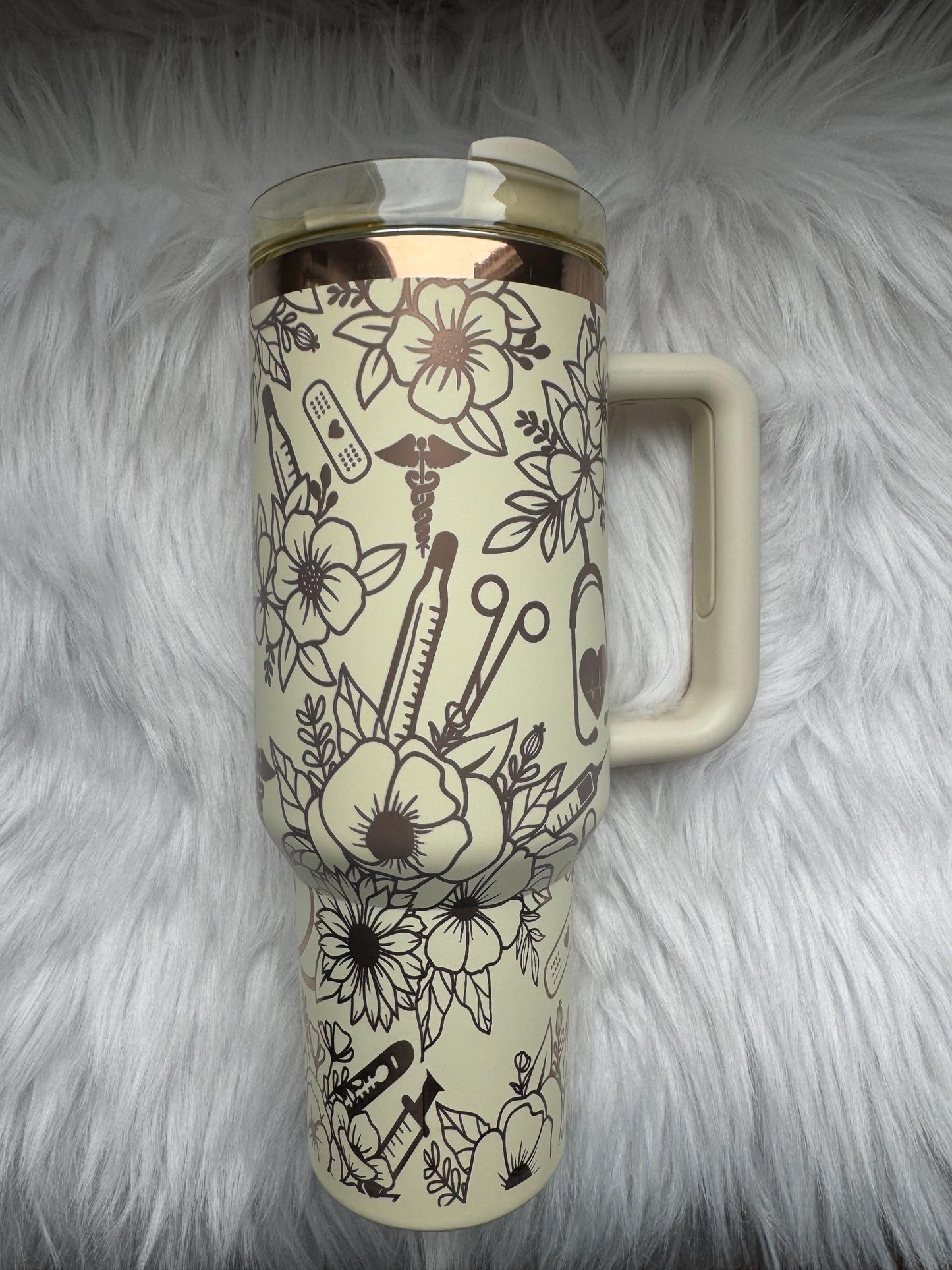 Nurse design 40 oz engraved tumbler~ Nurse Tumbler~ Nurse gift