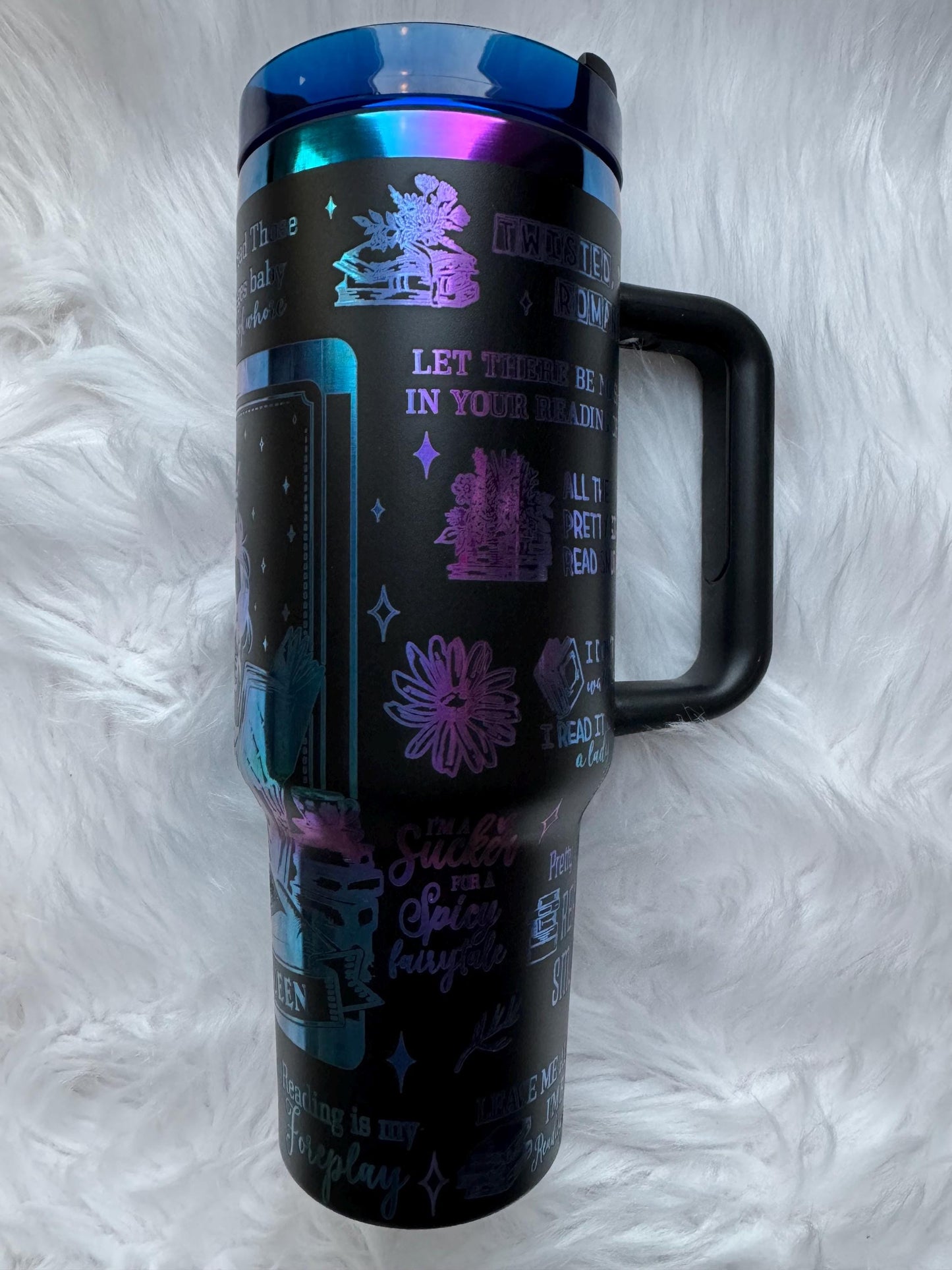 Smut Tumbler 40 oz engraved tumbler~ Smut Cup~ dark romance~ smutty book tumbler~ Romance Cup~ Chroma tumbler dupe~ Smut reader gift~ Chroma