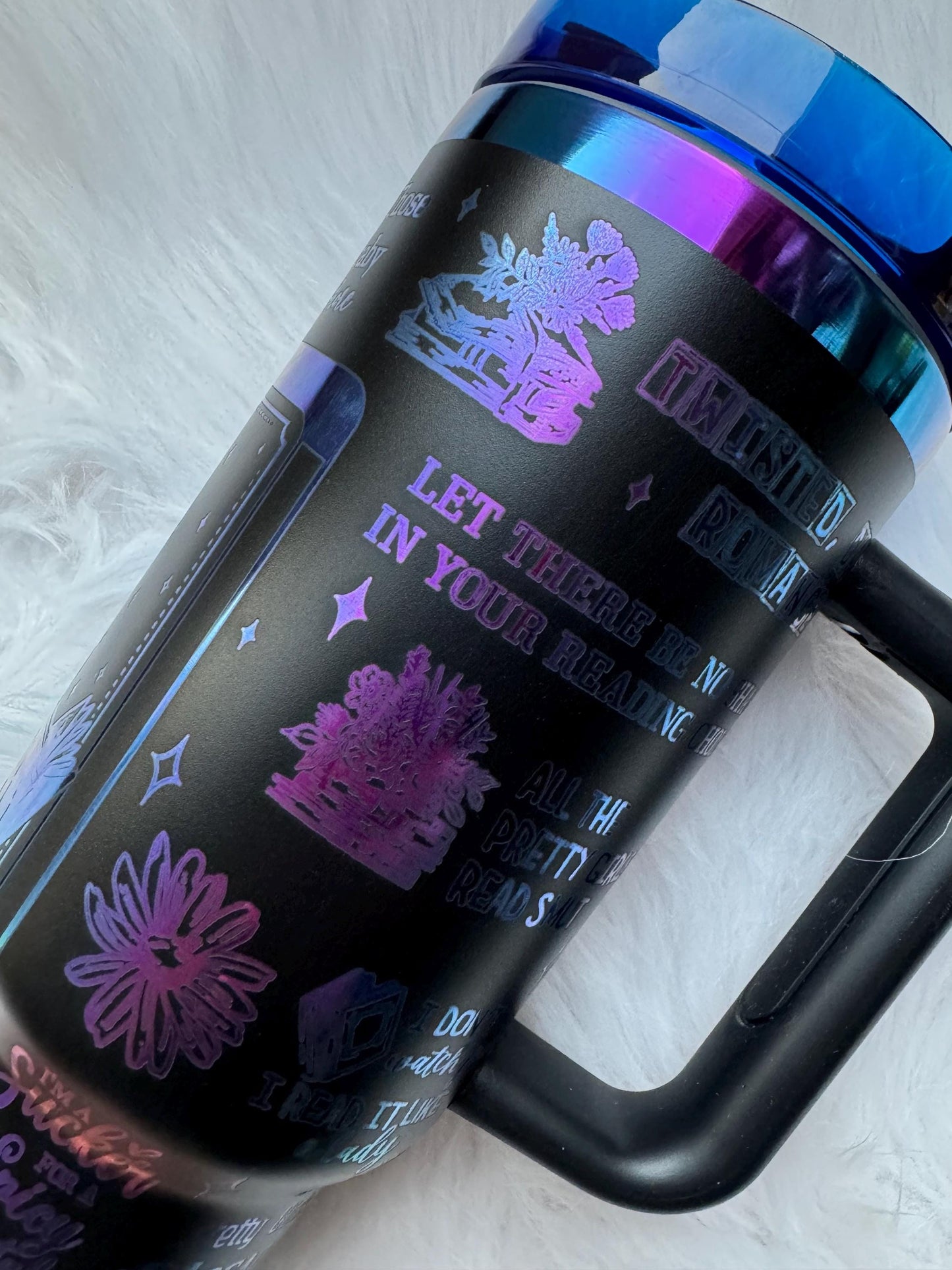 Smut Tumbler 40 oz engraved tumbler~ Smut Cup~ dark romance~ smutty book tumbler~ Romance Cup~ Chroma tumbler dupe~ Smut reader gift~ Chroma