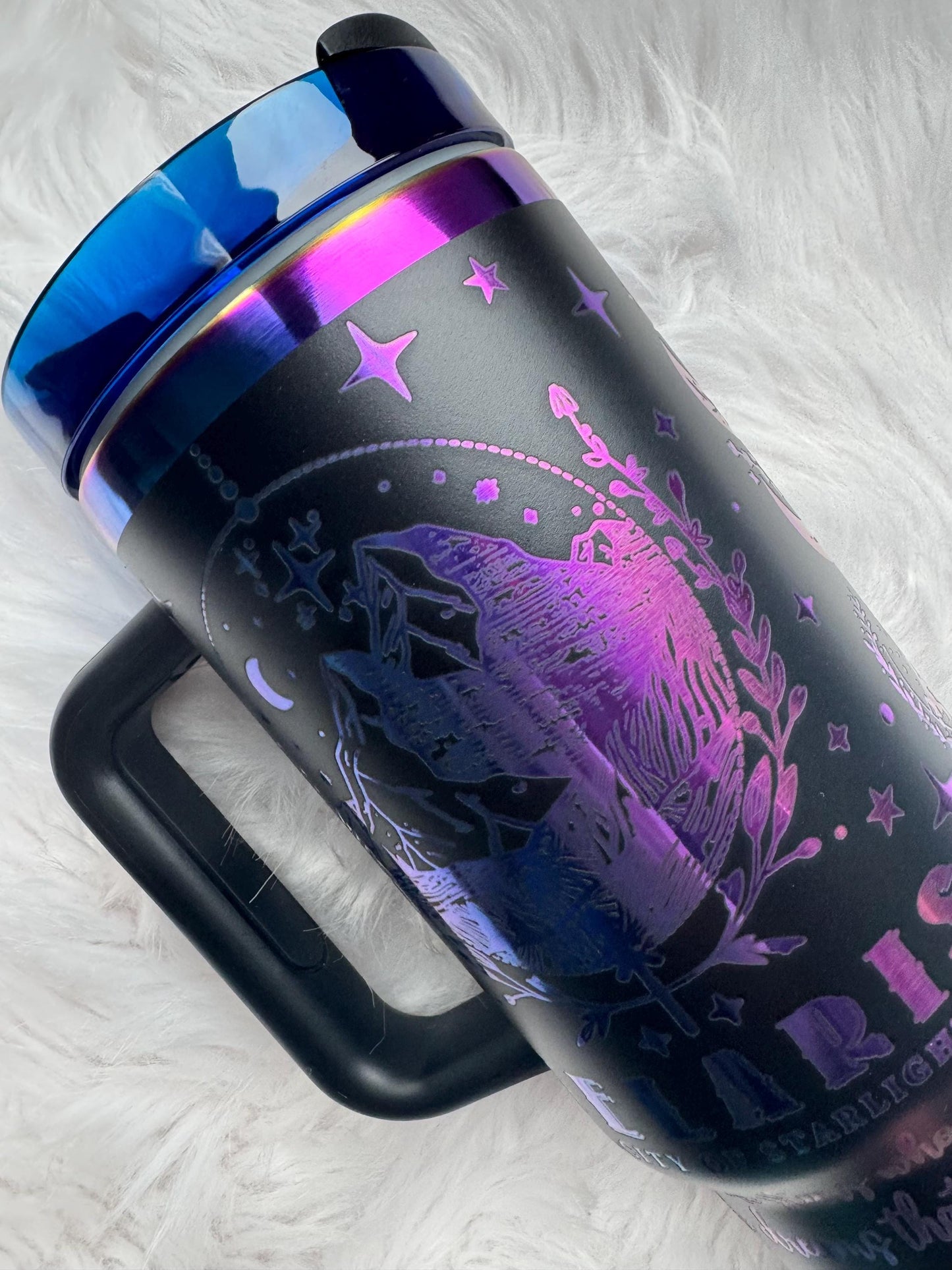 ACOTA 40 oz engraved tumbler~ Velari city of Starlight~ Insulated hot and cold 40 oz Tumbler ~Custom Engraved Tumbler~Fourth Wing