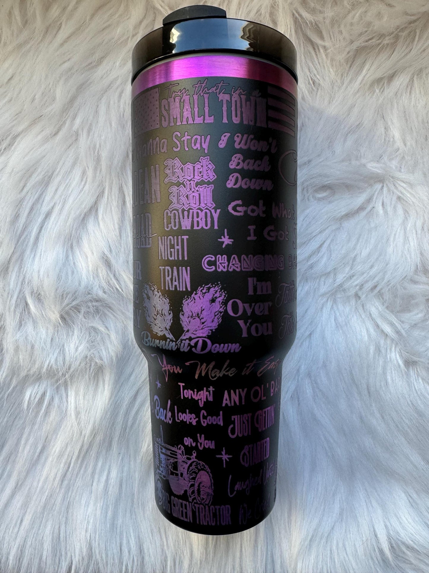 Aldean  engraved tumbler~ Aldean lover gift~ Insulated hot and cold 40 oz Tumbler ~Custom Engraved Tumbler~