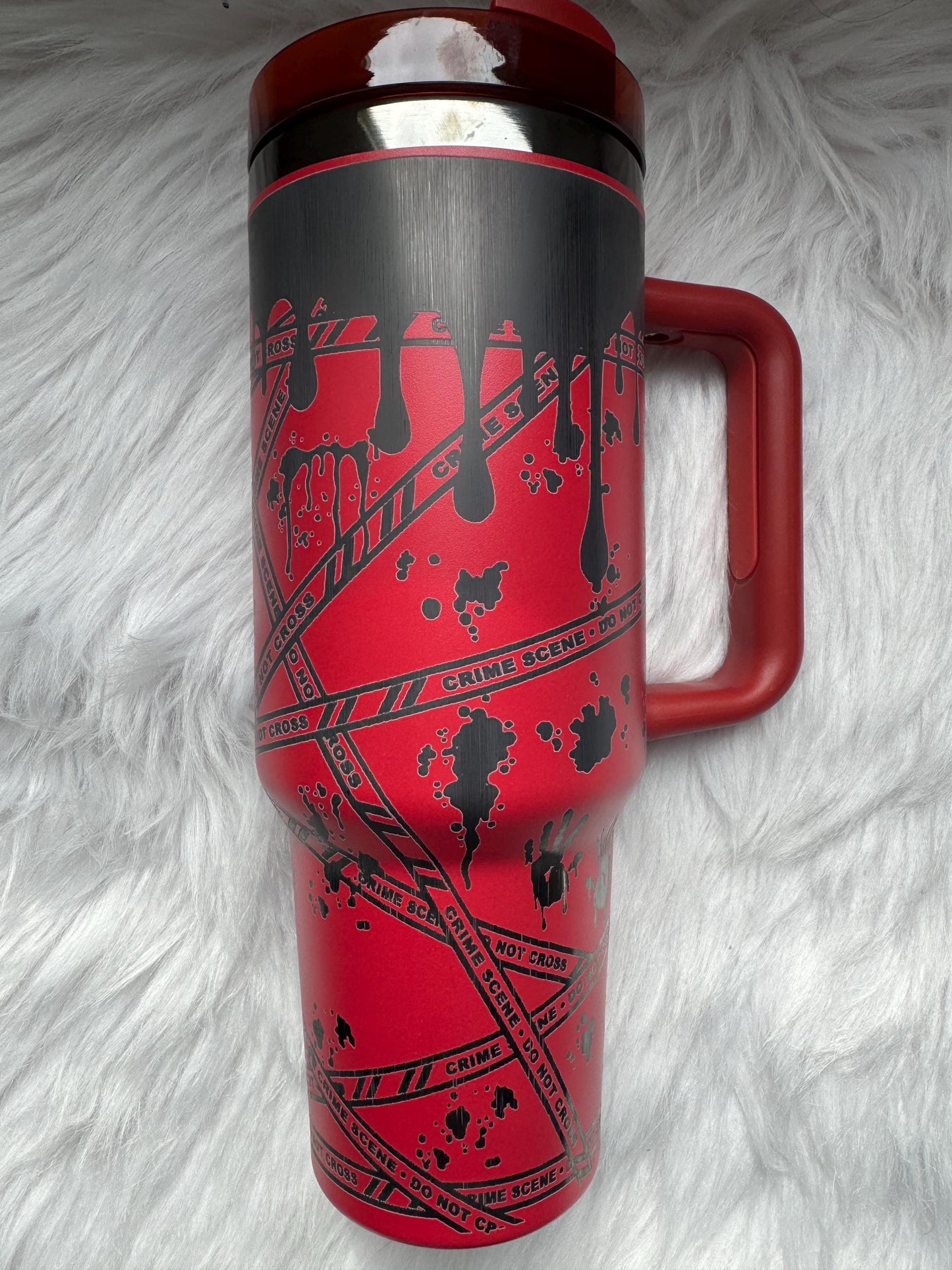 True Crime engraved tumbler~ True Crime lover gift~ Insulated hot and cold 40 oz Tumbler ~Custom Engraved Tumbler~