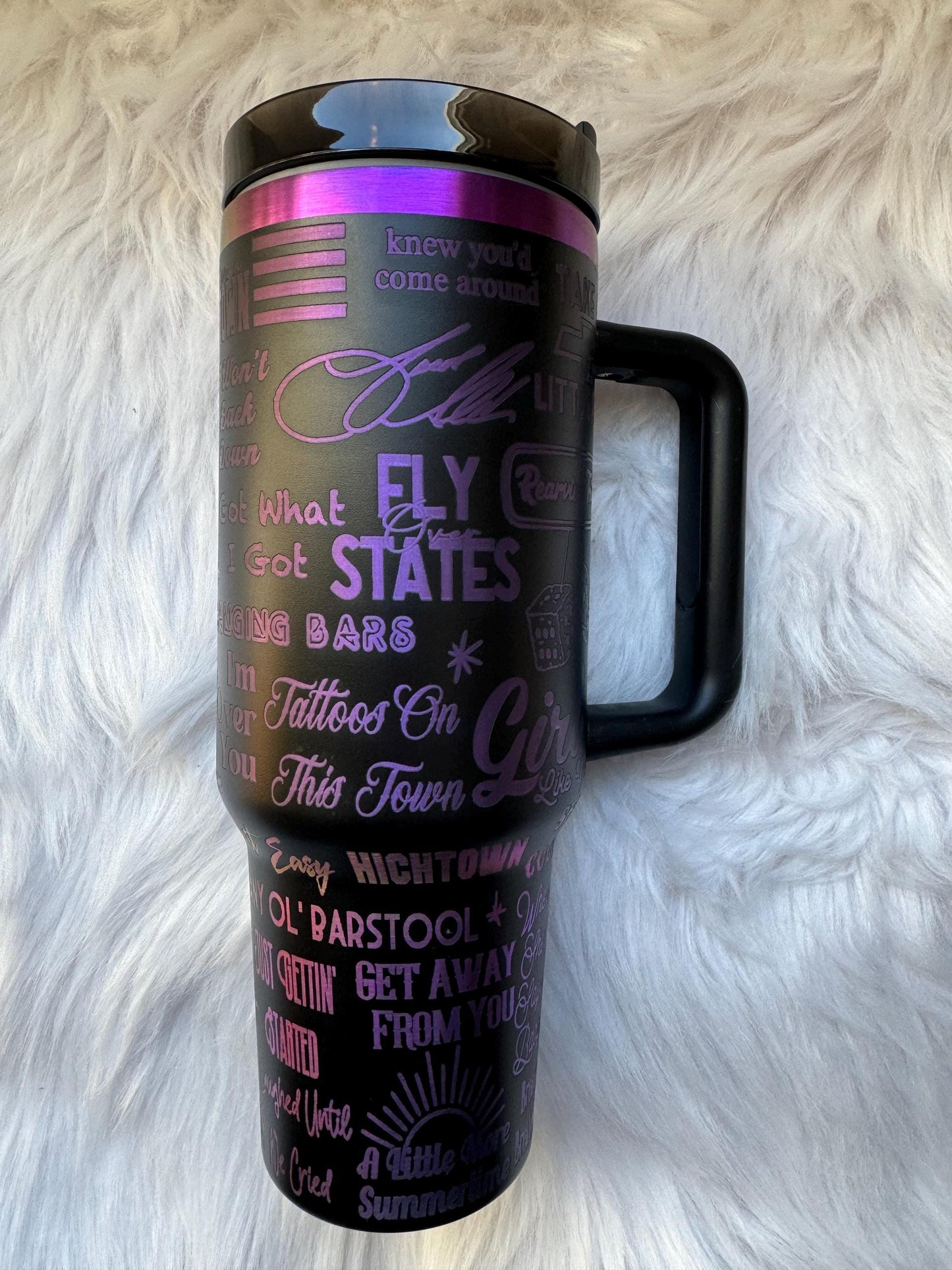 Aldean  engraved tumbler~ Aldean lover gift~ Insulated hot and cold 40 oz Tumbler ~Custom Engraved Tumbler~