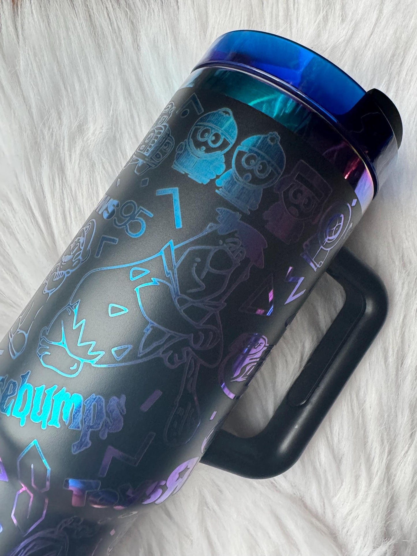 I love the 90s oz engraved tumbler~ 90s lover gift~ Insulated hot and cold 40 oz Tumbler ~Custom Engraved Tumbler~ Black Chroma