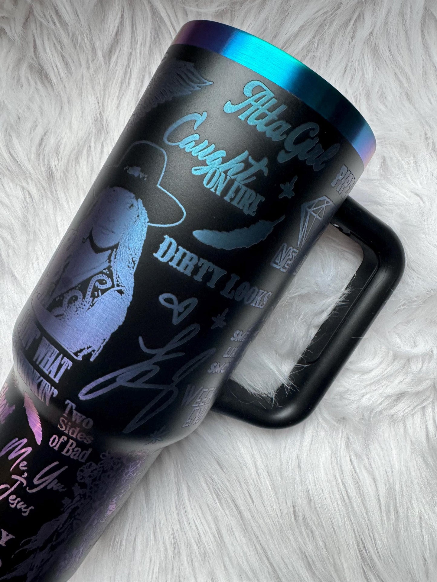 Lainey W engraved tumbler~ Lainey lover gift~ Insulated hot and cold 40 oz Tumbler ~Custom Engraved Tumbler~