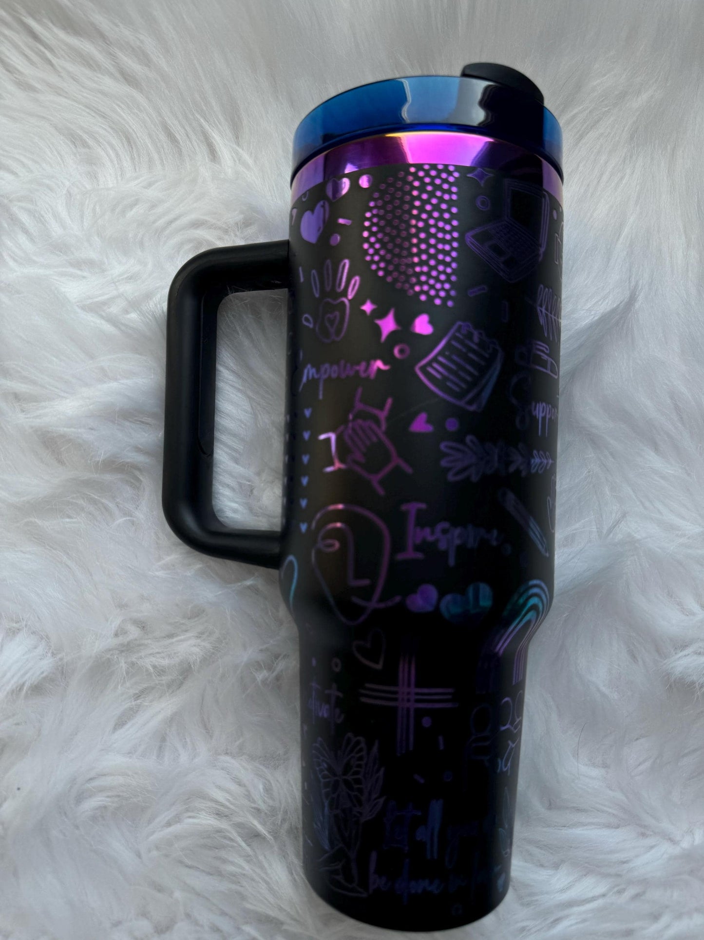 Social Worker 40 oz engraved tumbler~ Insulated hot and cold 40 oz Tumbler ~Custom Engraved Tumbler~ Therapist gift~ Social Worker gift~