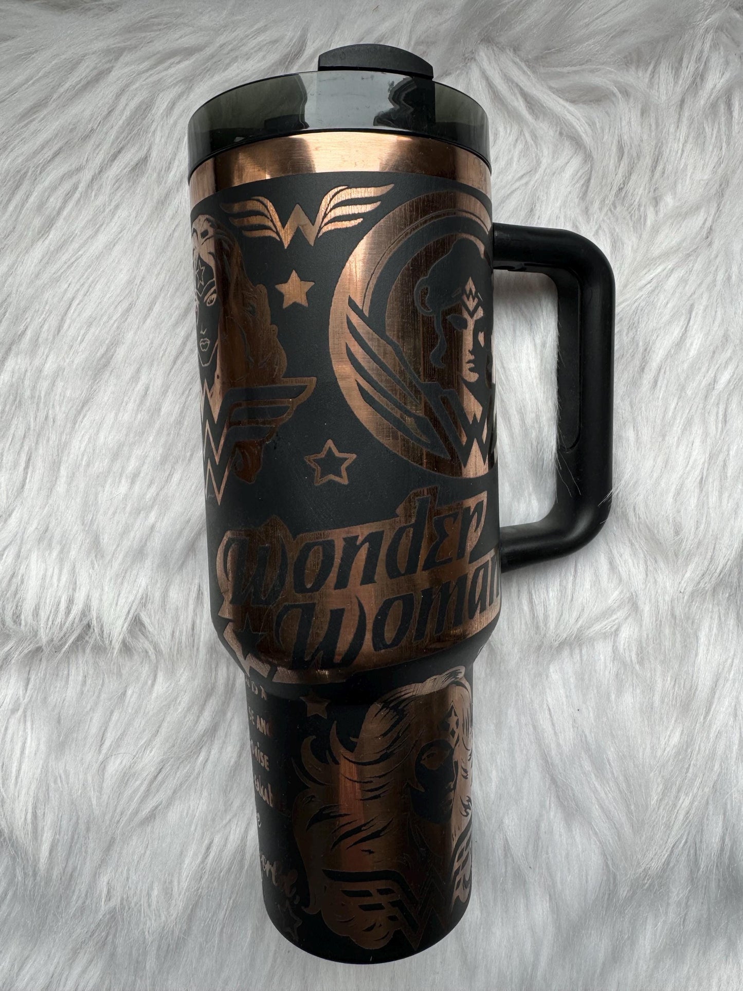 Wonder Hero Woman engraved tumbler~ Wonder Hero lover gift~ Insulated hot and cold 40 oz Tumbler ~Custom Engraved Tumbler~
