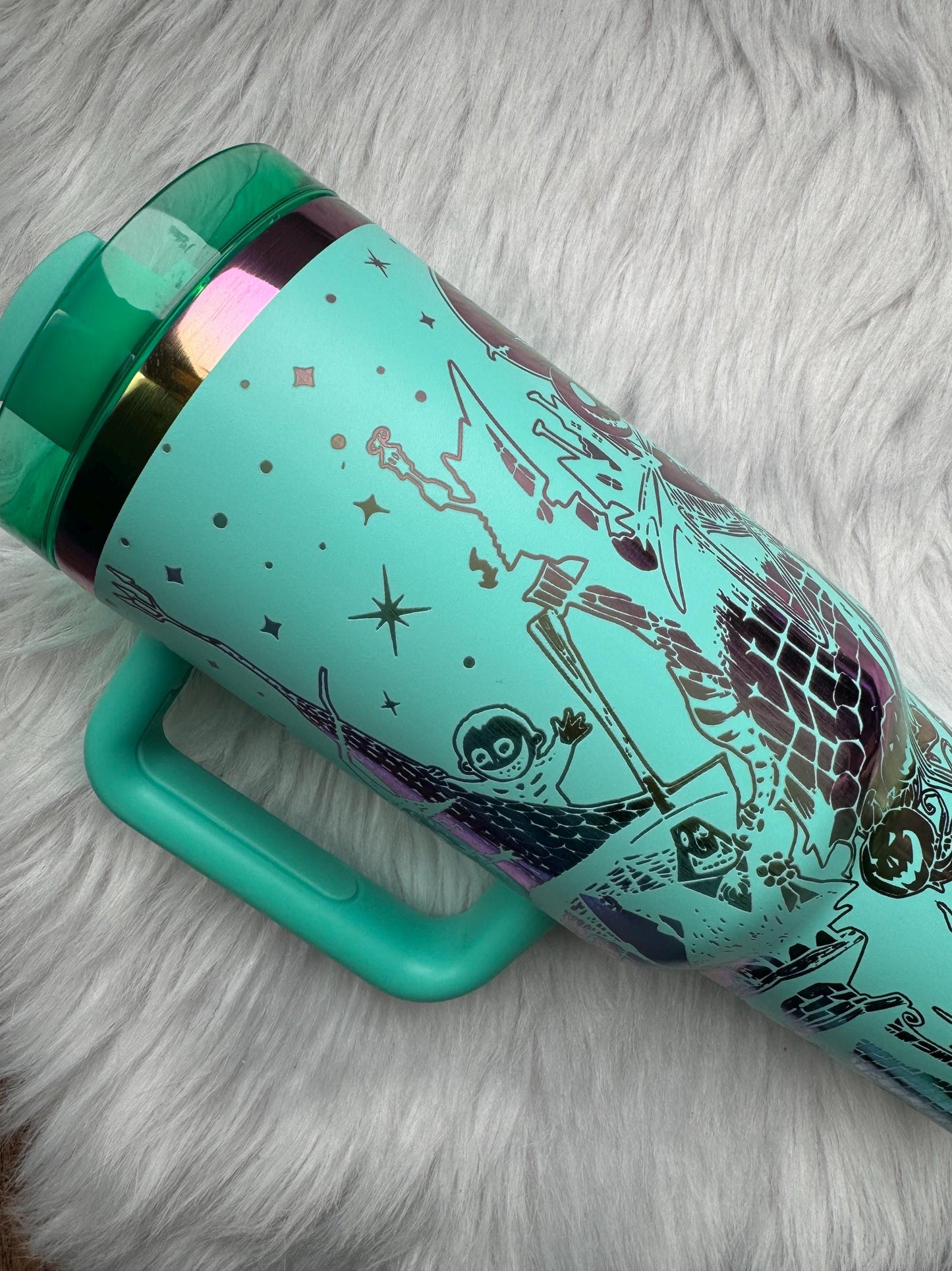 NBC engraved tumbler~ Nightmare Before lover gift~ Insulated hot and cold 40 oz Tumbler ~Custom Engraved Tumbler~